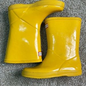 Hunter Boots boy size 12 and girl size 13
